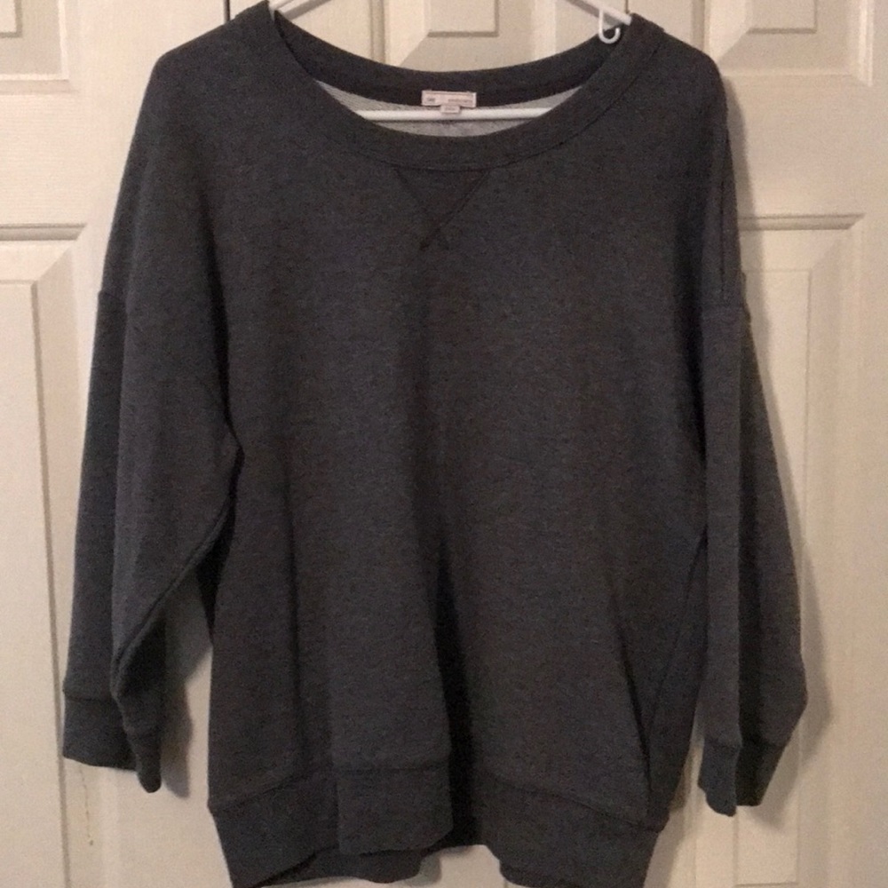 Gray Crewneck Sweatshirt